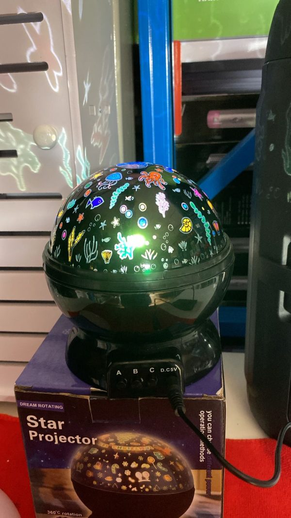 Proyector Lámpara Luz Led Cielo Estrella Espanta Cuco Niños