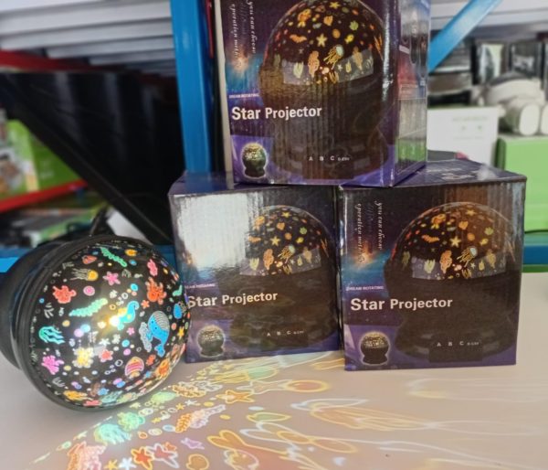 Proyector Lámpara Luz Led Cielo Estrella Espanta Cuco Niños - Imagen 2