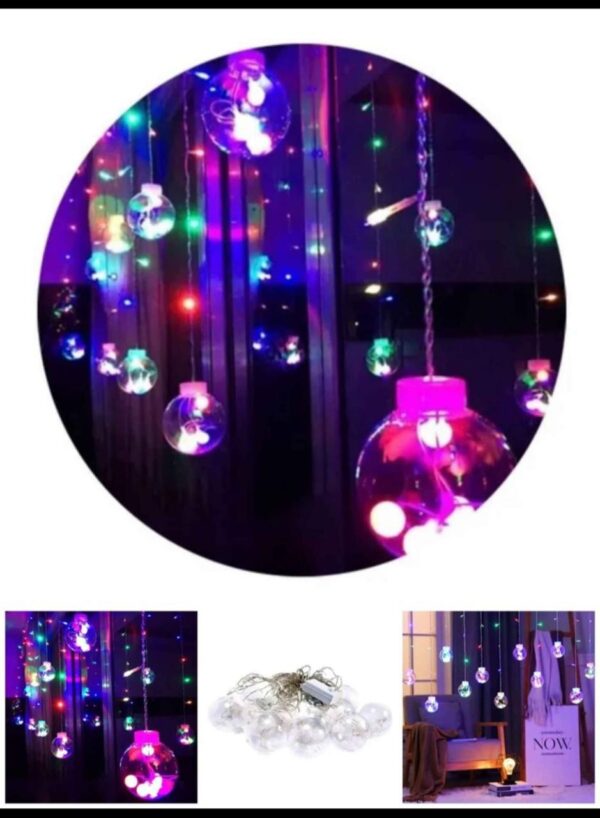 ESFERAS DE LUCES DE NAVIDAD MULTICOLOR  DE 3 METROS - Imagen 3