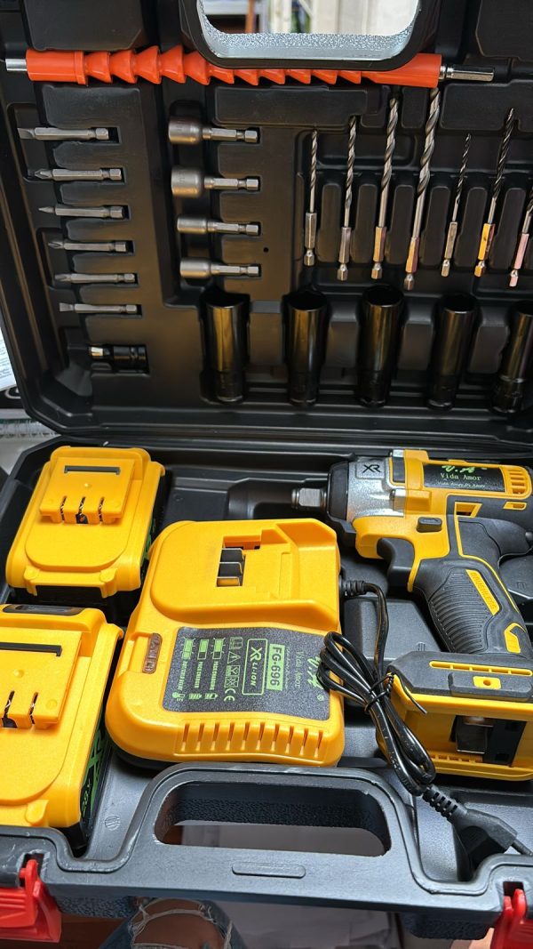 PISTOLA DE IMPACTO CON ADAPTADOR A TALADRO