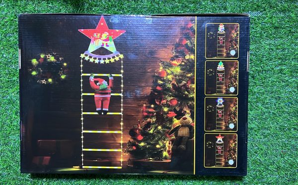 ESCALERA DE NAVIDAD CON VIEJO PASCUERO