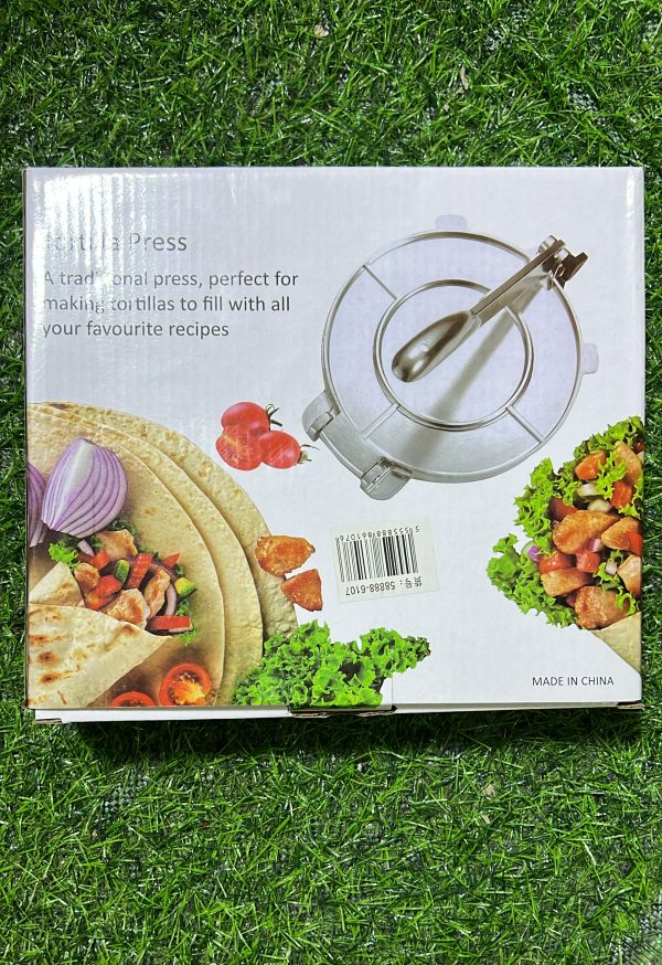 PRENSADORA PARA TORTILLAS, FAJITAS, PATACONES DE MASAS
