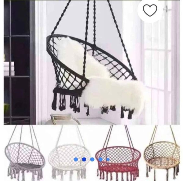 SILLA HAMACA TEJIDA - Imagen 3