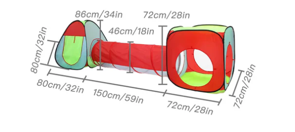 CARPA TUNEL INFANTIL PEGABLE - Imagen 2