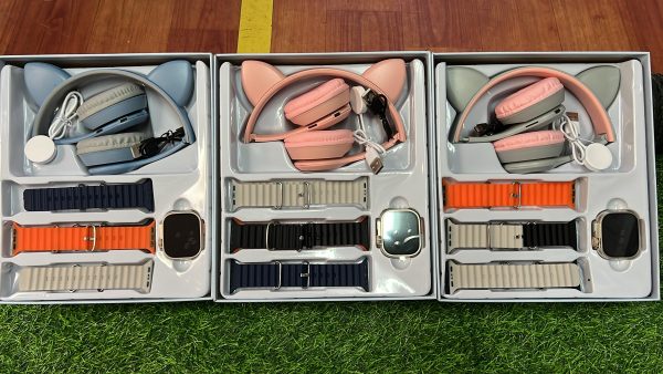 RELOJ S-MART WATCH  4 EN 1 CON AUDÍFONOS OREJA DE GATO - Imagen 3