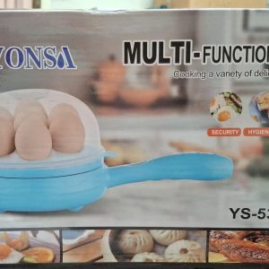 MINI SARTEN ELECTRICO 2 EN 1 PARA FREIR Y COCINAR HUEVOS.