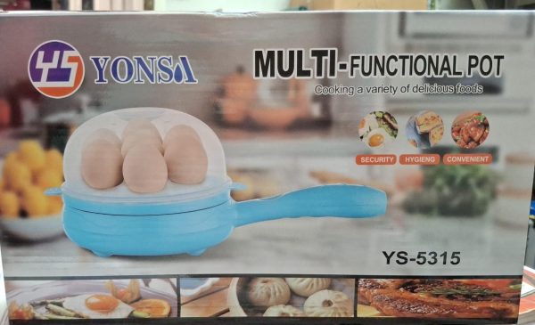 MINI SARTEN ELECTRICO 2 EN 1 PARA FREIR Y COCINAR HUEVOS.
