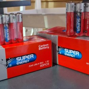CAJA 60 PILAS TRIPLE AAA SUPER ENERGY Y/O LA CAJA 40 PILAS DOBLE AA SUPER ENERGY