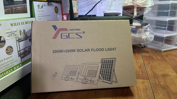 FOCO DOBLE CON PANEL SOLAR DE 200W+200W - Imagen 2