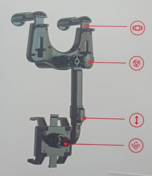 SOPORTE DE TELÉFONO PARA AUTO - Imagen 2