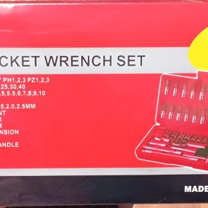 CAJA DE HERRAMIENTA DE 46 PIEZAS CAJA ROJA