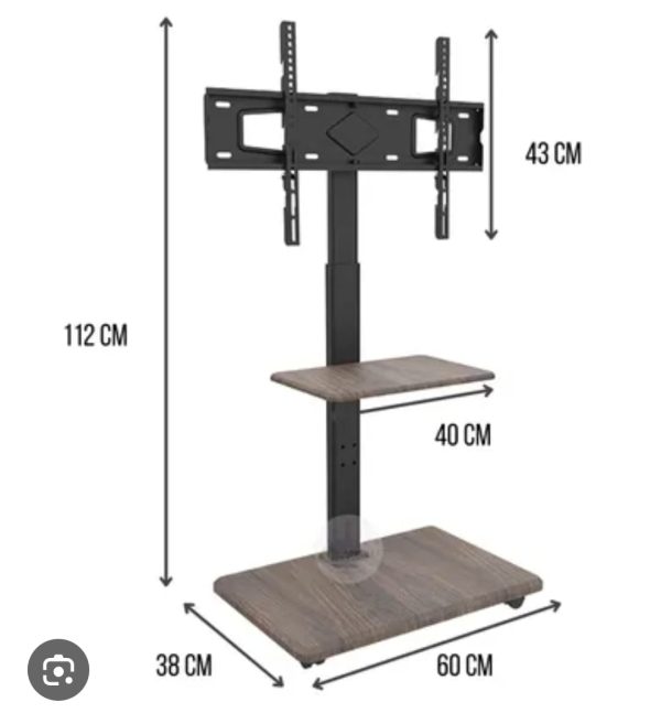 SOPORTE CON PEDESTAL DE FIERRO Y MADERA PRECIO