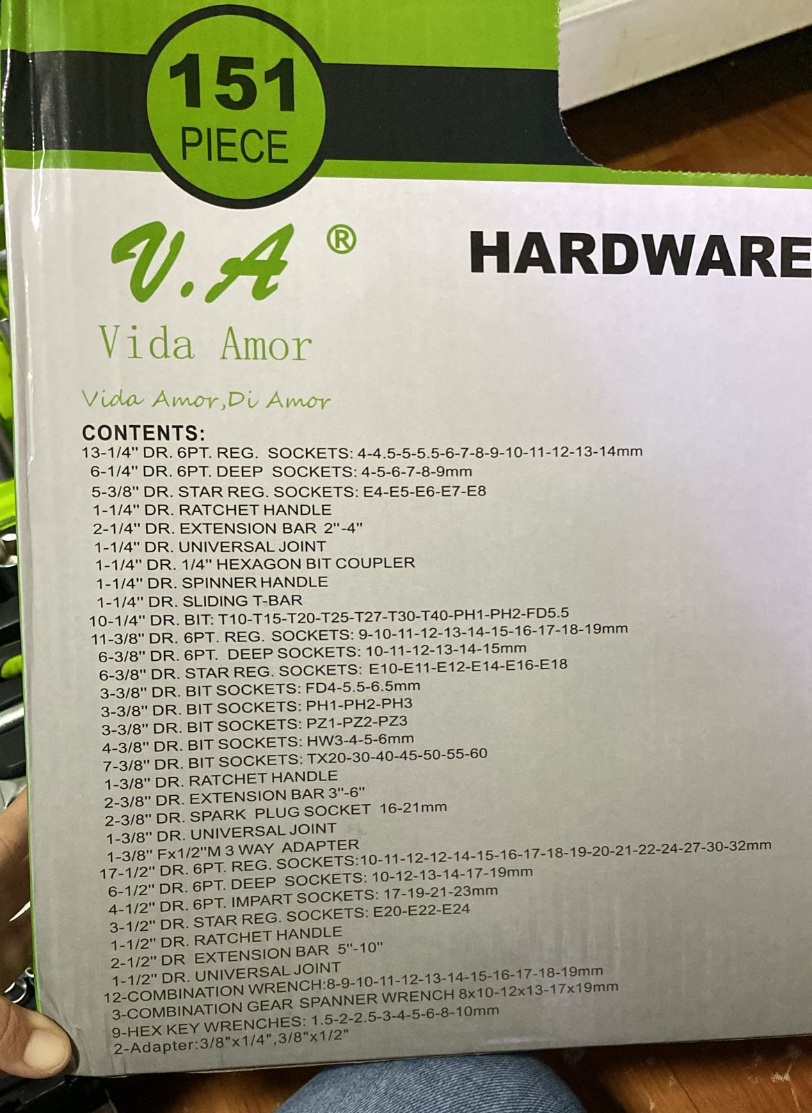 MALETA DE HERRAMIENTAS 151 PIEZAS - Imagen 2