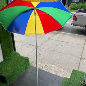 SOMBRILLA DE PLAYA O QUITA SOL MULTICOLOR