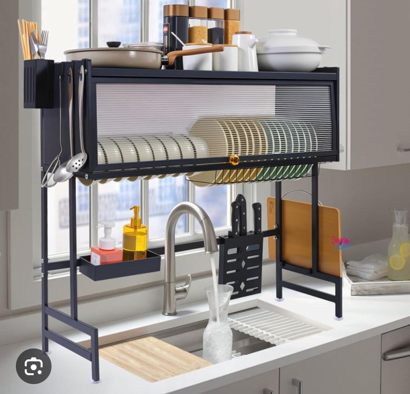 ESCURRIDOR ORGANIZADOR DE LAVAPLATOS RACK DE 85 CM CON REPISA